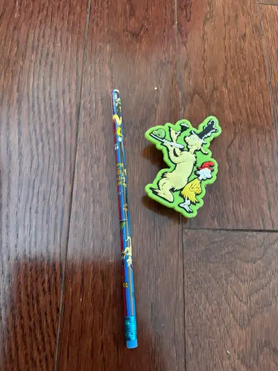 Dr Seuss pencil and sharpener , View more