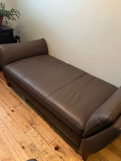 2 piece Leather Sofa & Chair, View more