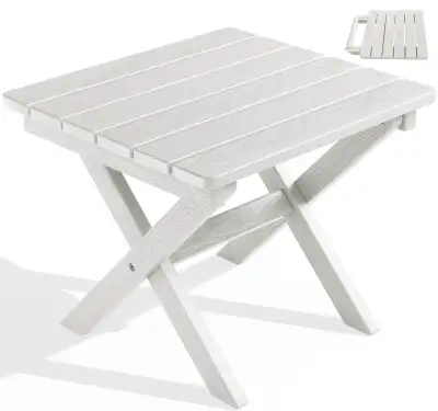 SERWALL Portable Folding Adirondack Table, View more