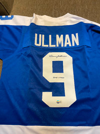 Norm Ullman Toronto Maple leafs autographed jersey