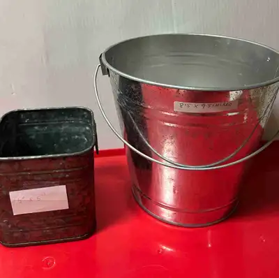 Galvanized Metal Buckets, View more