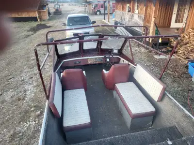 20ft. Boat ...302 motor .berkly jet. Heater..stero ..680 hours in great shape..will look at trades