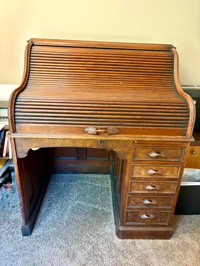 Roll Top Desk Antique, View more