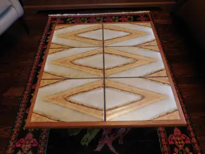 Vintage MCM Teak Tile Top Coffee Table/Cocktail Table/Side Table, View more