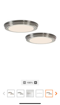 13 in LED Flush Mount ceiling lights