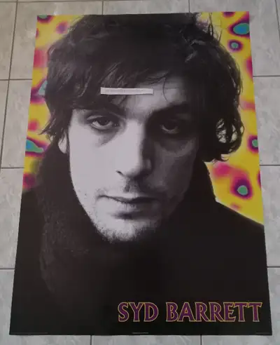 PINK FLOYD-SYD BARRETT 24 X 33 3/4 INCHES POSTER!! ONE ONLY!!, View more