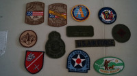 MILITARY CRESTS / BADGES (8 different)