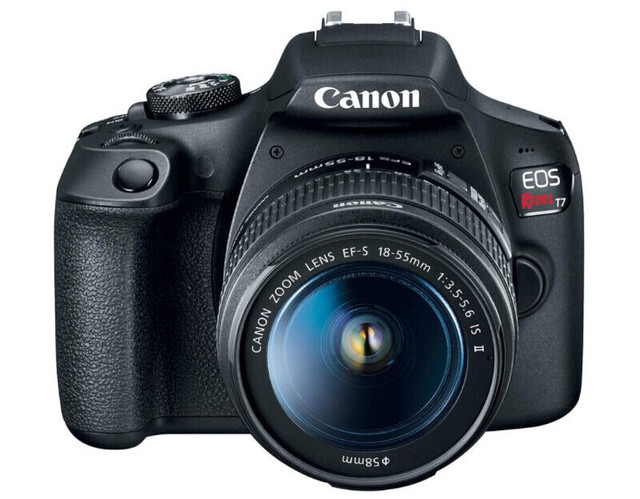 CANON EOS REBEL T7 18-55MM IS II DIGITAL CAMERA, BLACK - WIFI, 2 in Cameras & Camcorders in Oshawa / Durham Region - Image 4