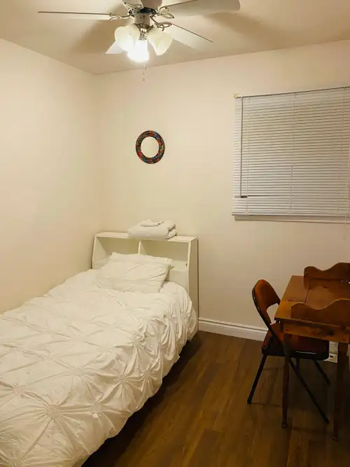 -It’s a townhouse with 4 bedroom in total and this is one of the bedrooms. (4 people in total sharin...