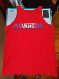 Camisole Vans Born in the USA Mens Tank Top Size Large