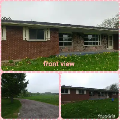 Beautiful spacious country home for rent. Located outside of Ayr. 3 bedroom, 2 bathrooms. Large gara...
