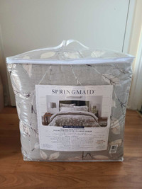 Springmaid Watercolour Leaf Bed-in-a-Bag, King Size