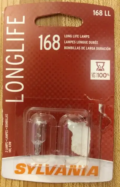 BNIP - Sylvania Long Life Mini Bulb for car vehicle break lights, View more