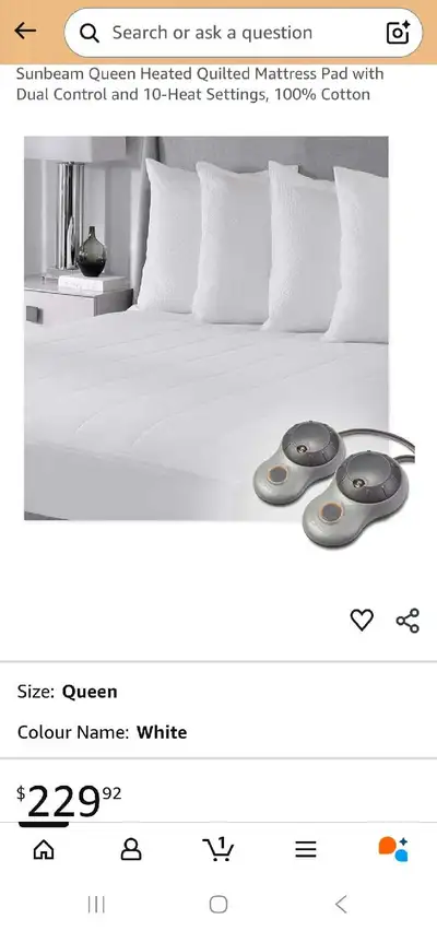 HEATED MATTRESS PAD, View more