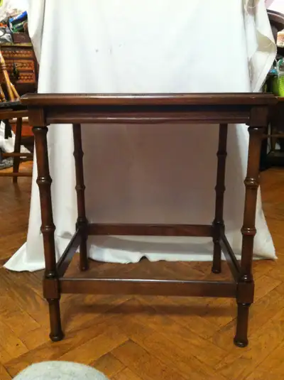 SOLID WALNUT SIDE TABLE, View more