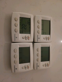 4 Emerson programmable thermostats. Excellent condition