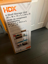 Shelf storage unit- Never used boxed.