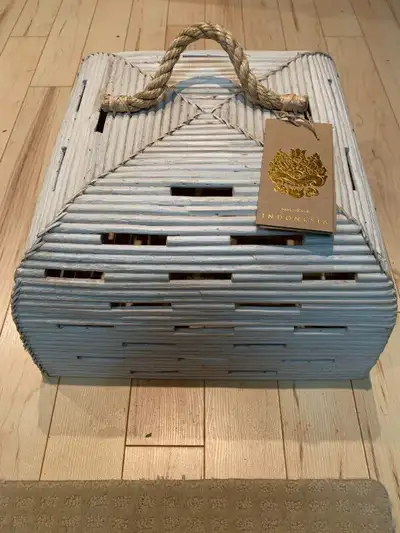 Square Wooden Basket, View more