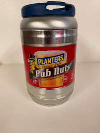 Planters Original Style Pub Nuts Small Barrel Tin – Collectors T