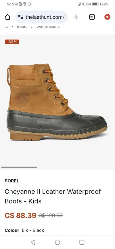 kids Sorel winter boots, View more