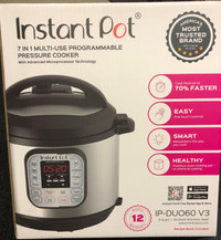 New - Instant Pot Pressure cooker