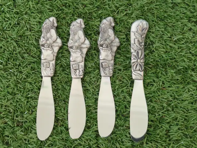 Seagull Pewter Pate Knives in Arts & Collectibles in City of Toronto - Image 2