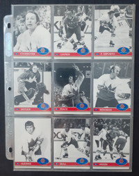 Cartes de hockey de la série du siècle Canada Russie 1972 NHL