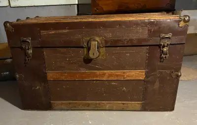 Antique Trunk, (used as a photography prop)