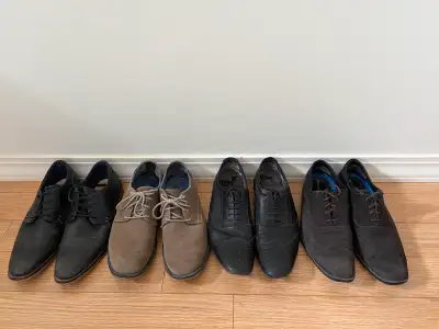 Mens shoes-4 pairs sizes 8-9, View more