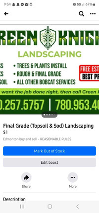 Landscaping (Final Grade & SOD)