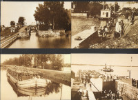 Cartes Postales (4) 150e Anniversaire Canal de Chambly