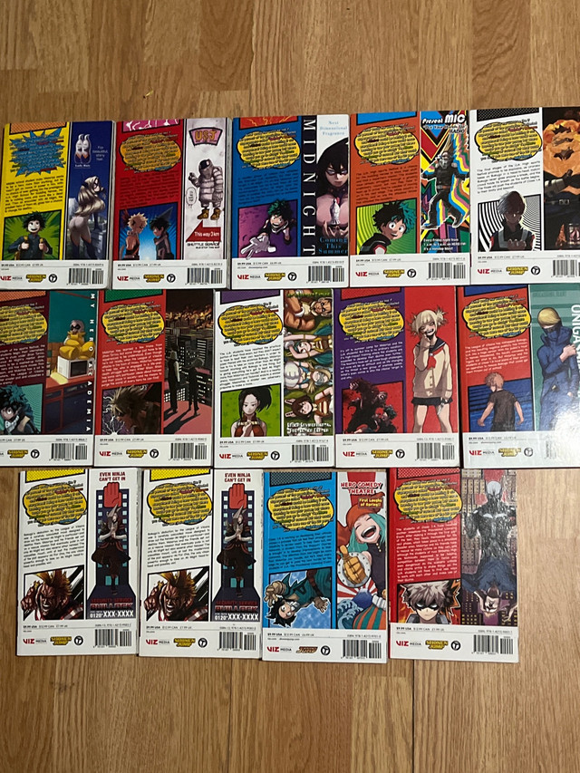 MHA manga 1-13 in Comics & Graphic Novels in Fredericton - Image 2
