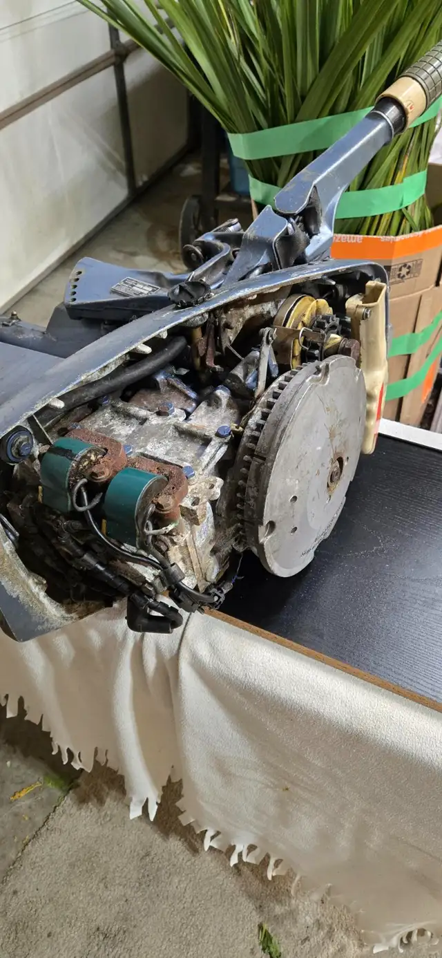 Evenrude 9.9 Outboard motor in Fishing, Camping & Outdoors in Norfolk County - Image 5