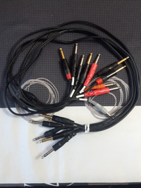 Jack cords,Y-cords,power pc cables,XLR-RCA, guitar pedal cables.