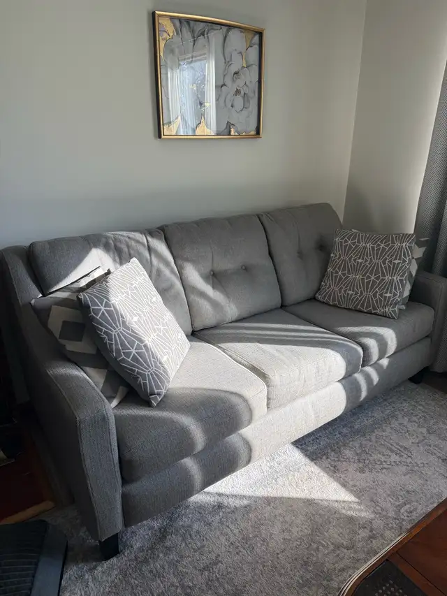 Cindy Crawford Home Kylie Sofa & Loveseat – Zeus Grey