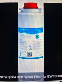 856 - xNEW $304 3PK Water Filter for EWF3000Elkay 51300C-3PK