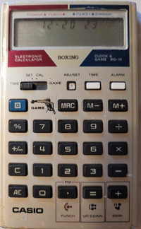 Casio BG-15 Boxing Calculator 