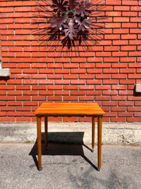 Table d’appoint en TECK Scandinave Vintage Teak table