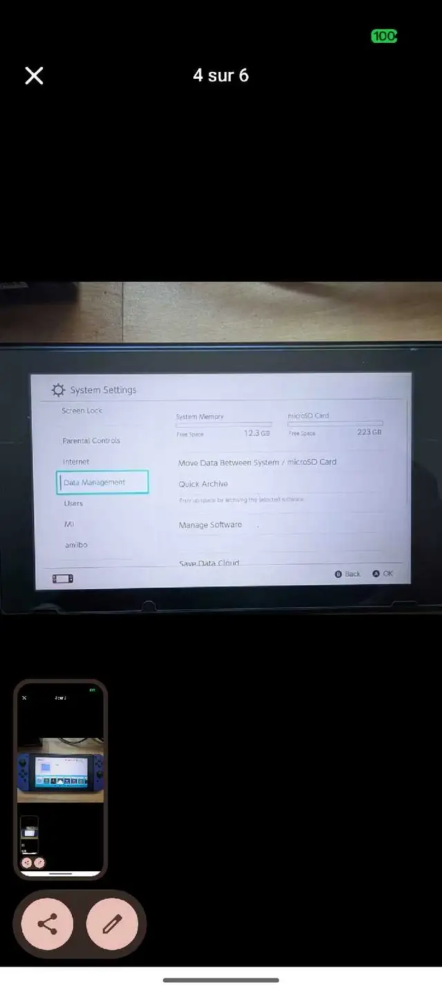 Nintendo switch v2 hekkate 256 gb 50 JEUX in Nintendo Switch in Longueuil / South Shore - Image 5