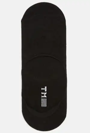 New - TOPMAN Socks, No Show, Black, One Size, View more