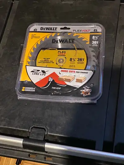 DEWALT FLEXVOLT 8-1/4" 36T (36 teeth) circular saw blade, View more