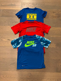 Nike & underarmour boys tops sz 12/14 EUC all for $75
