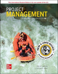 Project Management 8E Larson 9781260570434