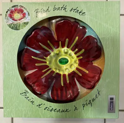 Infinity Bird Bath Stake, View more