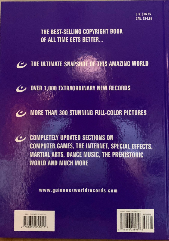 2001 Guinness World Record Book in Non-fiction in Mississauga / Peel Region - Image 2
