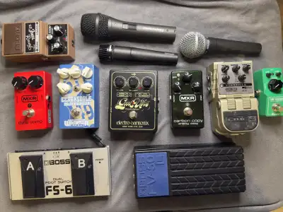 Various Guitar Pedals, View more