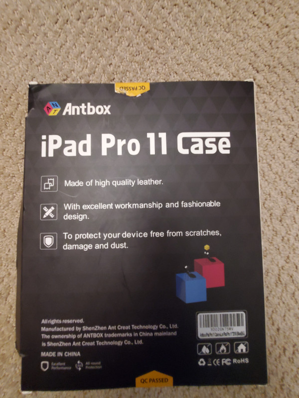 Antbox iPad Pro 11 case, brand new in box in iPads & Tablets in Delta/Surrey/Langley