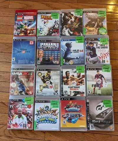 Lot of 16 PlayStation 3 PS3  Games Collection / Controllers, View more