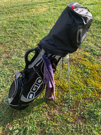 Full set of TaylorMade Clubs and Ogio Stand Bag