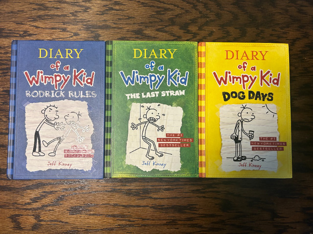 Hard Cover Diary of a Wimpy Kid Books # 2, 3 & 4 in Children & Young Adult in Cole Harbour